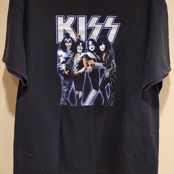 KISS Vintage Original Retro Rock & Roll Band Shirt XXL Ace Peter Gene Paul - Picture 3 of 10